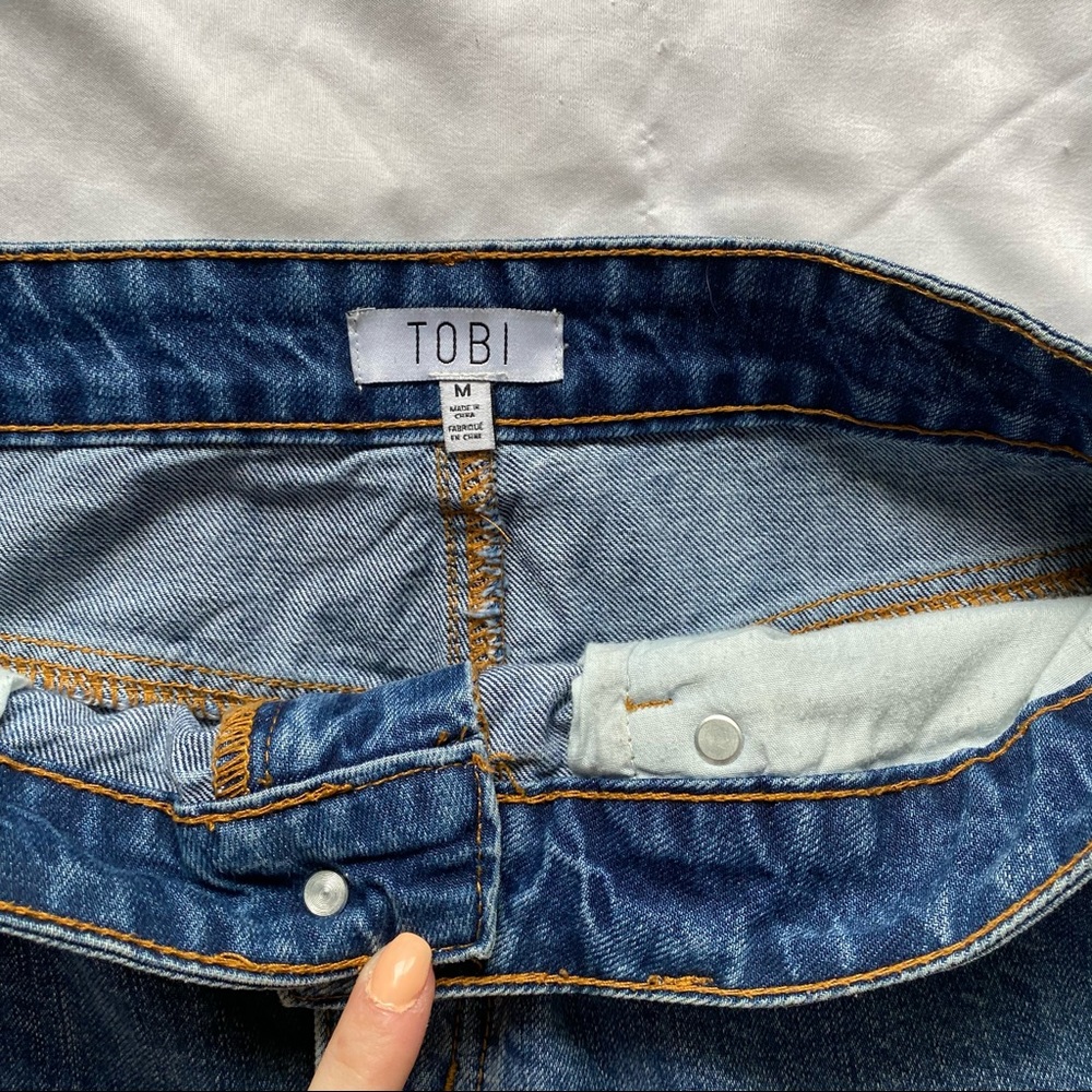 denim mini skirt - Picture 4 of 4